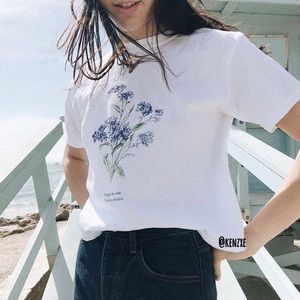Brandy Melville Forget Me Not Tee